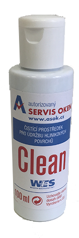 CLEAN AL - prostředek na ošetření hliníkových povrchů u oken a dveří